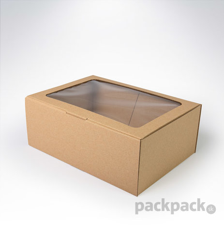 Krabička s okienkom 295x210x100 - Ok080-s-okienkom-krabicka 2