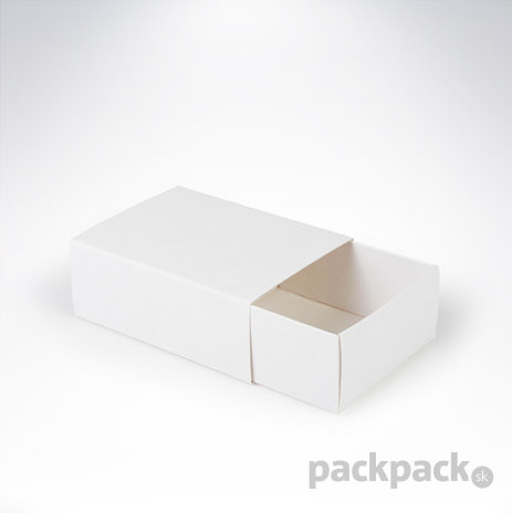 Malá krabička 80x60x30 mm - biela-s-krabicka