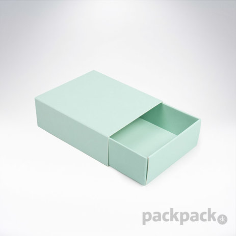Malá krabička 115x90x45 pastel mint - krabicka-mint-115x90x45