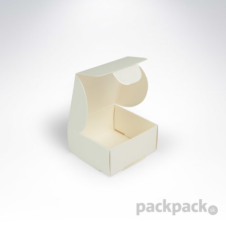 Malá krabička 60x60x30 mm glamour cream - mini-cream