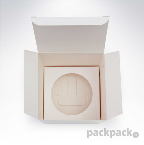 Krabička na cupcake biela - krabicka-cupcake-single