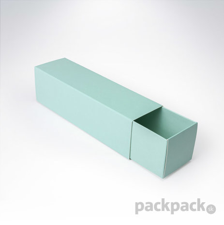 Krabička na makarónky pastel mint 160x45x45 - krabicka-makronky-6-mint