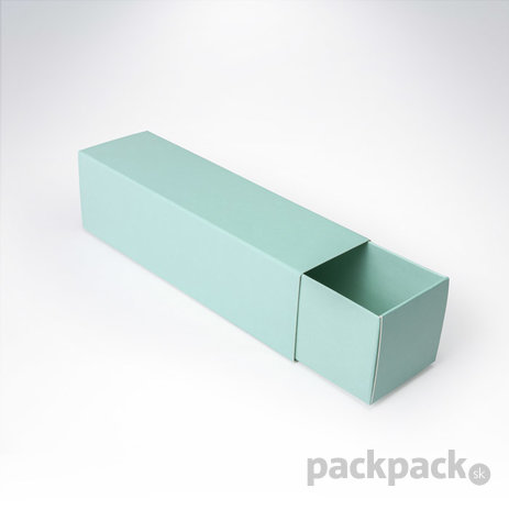 Krabička na makrónky pastel mint 160x52x52 - krabicka-makronky-6-mint