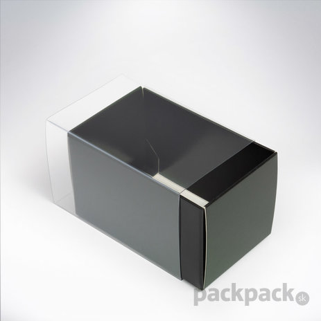 Krabička na makarónky čierna 90x55x55 - krabicka-na-makronky-cierna-CK353