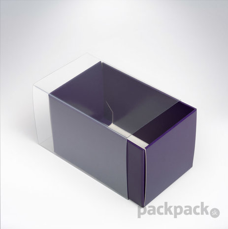 Krabička na makarónky fialová 90x55x55 - krabicka-na-makronky-fialova-CK357
