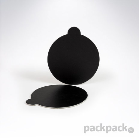 Podložka pod zákusok ∅ 8cm - čierna farba