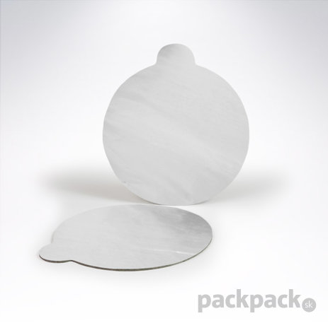 Podložka pod zákusok strieborá ∅10cm - Podlozka-strieborna