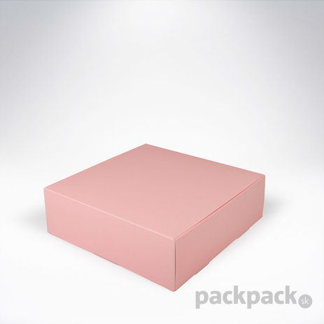 Krabička 209x208x65 pastel pink - 209x208x65-ruzova