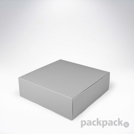 Krabička 209x208x65 šedá - 209x208x65-siva
