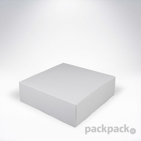 Krabička 209x208x65 biela - 209x208x65-white