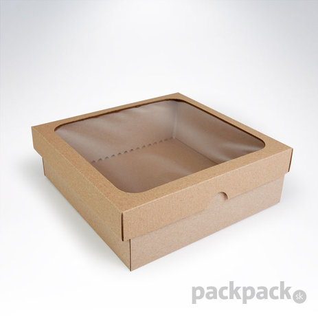 Krabička s okienkom 200x200x68 - krabicka-okienko-h5