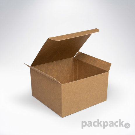 Krabička na donut 130x130x75 eko - krabicka-eko-donut