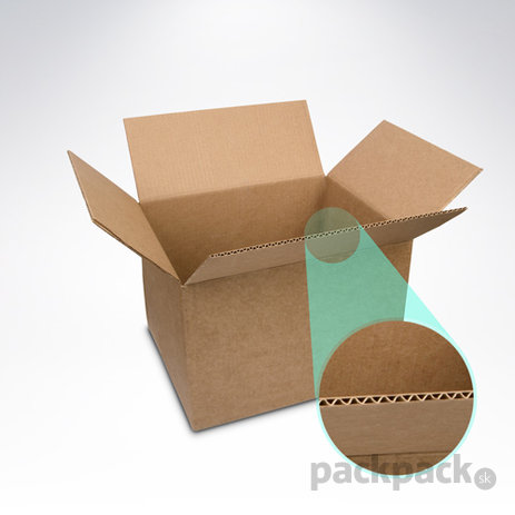 Krabica z trojvrstvovej lepenky 200x150x150 - Packpack-30-c-3vvl-fefco-0201 2
