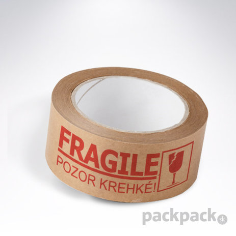 Lepiaca páska papierová krehké - papierova-paska-fragile