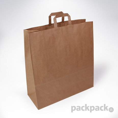 Papierová taška 320x120x410 hnedá - papierova-taska-siroka-h