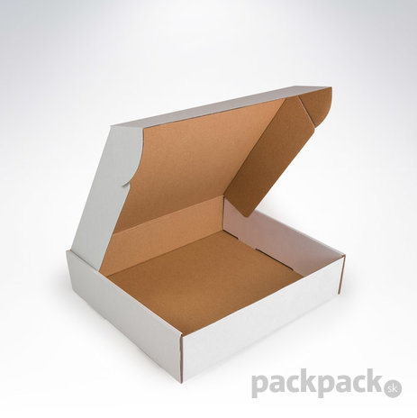 Kartónová krabička 300x255x65 - biela-plocha-krabicka