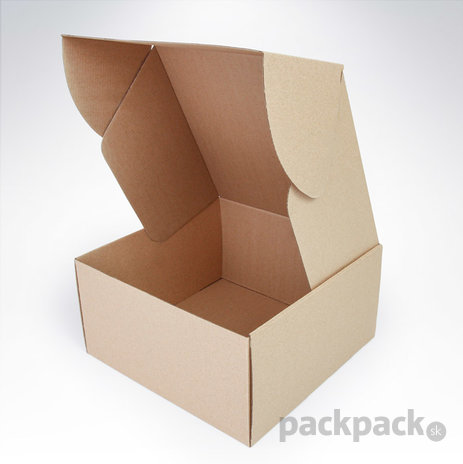 Kartónová krabička 250x250x130 hneda - krabica-250x250x130