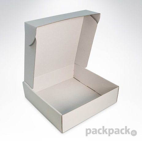 Kartónová krabička 250x250x70 - krabicka-lepenka-biela