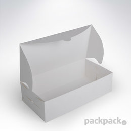Krabica na zákusky 250x130x70 biela