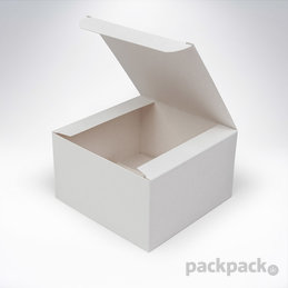 Krabička na donut biela 130x130x75
