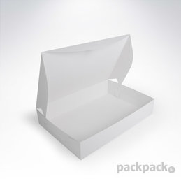 Krabica na chlebíčky 370x250x70 biela