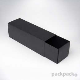 Krabička na makrónky čierna 160x52x52