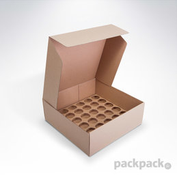 Krabica na muffiny 36 kusov eko