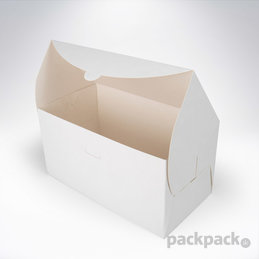 Krabička na zákusky 230x120x120 biela