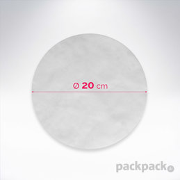 Papier na pečenie kruh 20 cm