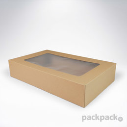 Krabička s okienkom 370x230x75 eko
