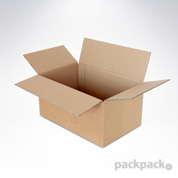Krabica z trojvrstvovej lepenky 400x300x200
