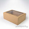 Krabička s okienkom 330x235x100 natural - OK080-s-okienkom-krabicka