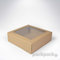 Krabička s okienkom 209x208x65 hnedá - krabicka-s-okienkom-209-hneda