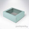 Krabička s okienkom 161x135x55 pastel mint - krabicka-okienko-161x135x55-mint