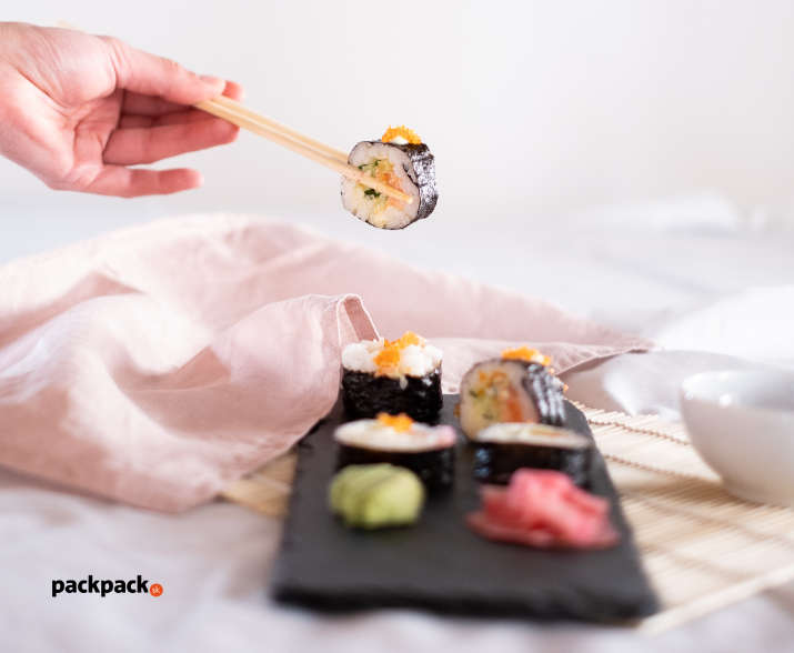sushi na podložke